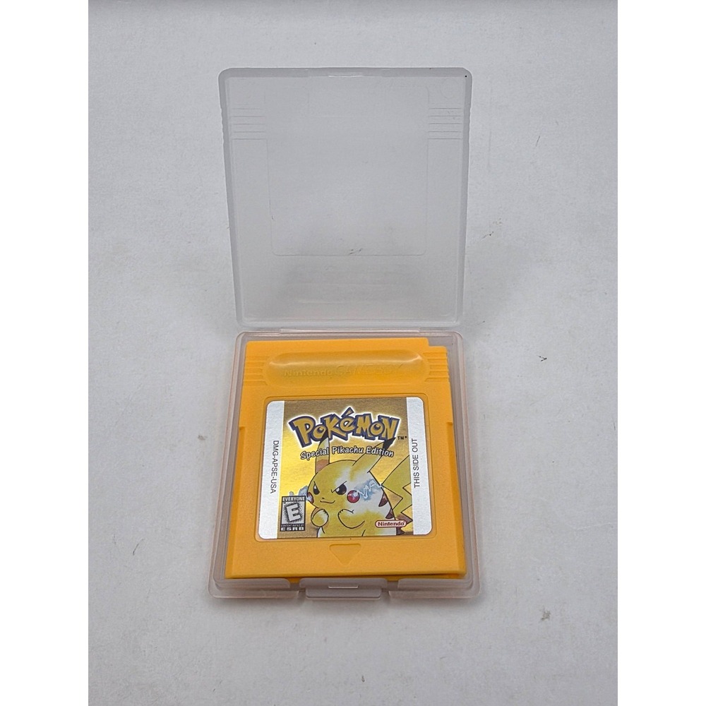 Pokémon Yellow Version (Nintendo Game Boy Color - GBC) TESTED & SAVES